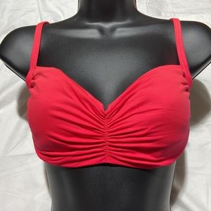 LAUREN by Ralph Lauren Bikini Top Red/Orange Color
